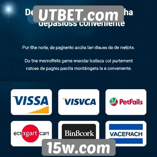 Métodos de pagamento aceitos no UTBET.com